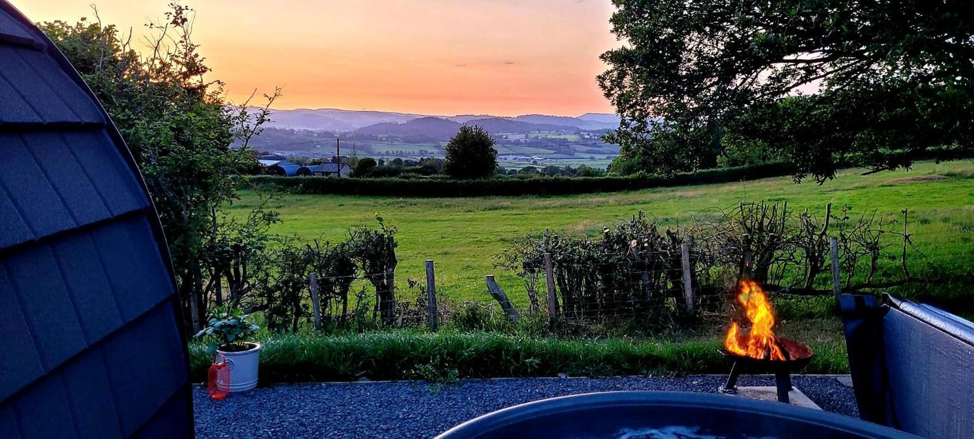 Ferienwohnung Odli Glamping - Deri Welshpool Exterior foto